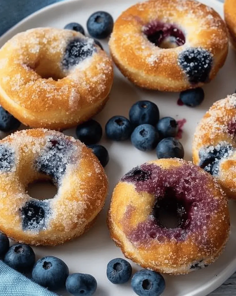 Baked Blueberry DoughnutsBaked Blueberry Doughnuts