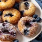 Baked Blueberry Doughnuts