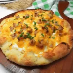 Biscuits and Sausage Gravy Breakfast Pizza