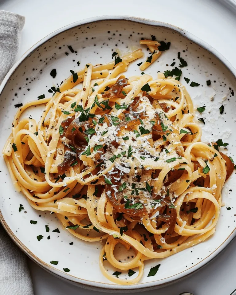 Caramelized Onion Pasta