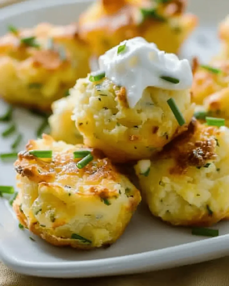 Cheesy Mashed Potato Puffs