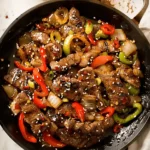 Chinese Pepper Steak with Onions