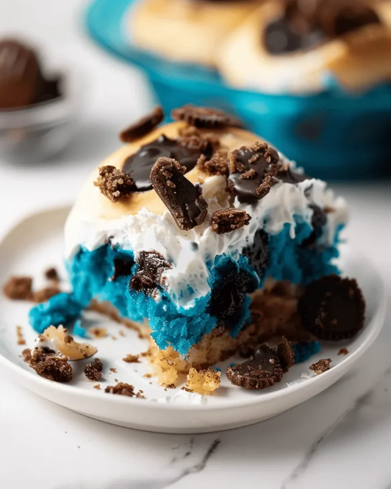 Cookie Monster Cinnamon Roll