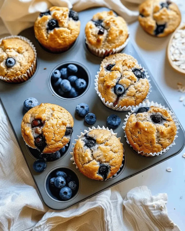 Cottage Cheese Blueberry Muffins