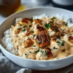 Creamy Smothered Chicken and Rice