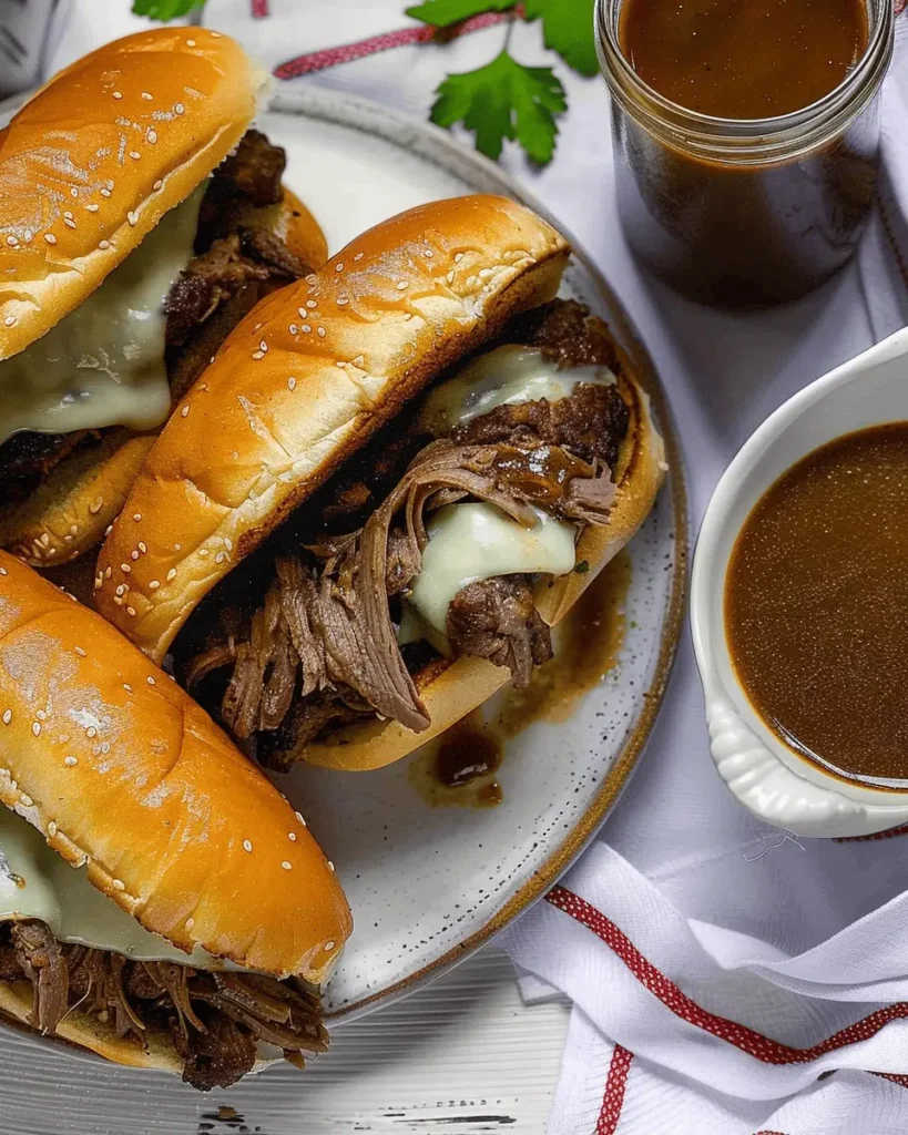 Crockpot French Dip Sandwich Recipe