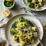 Easy 20 Minute Lemon Broccoli Pasta Dinner