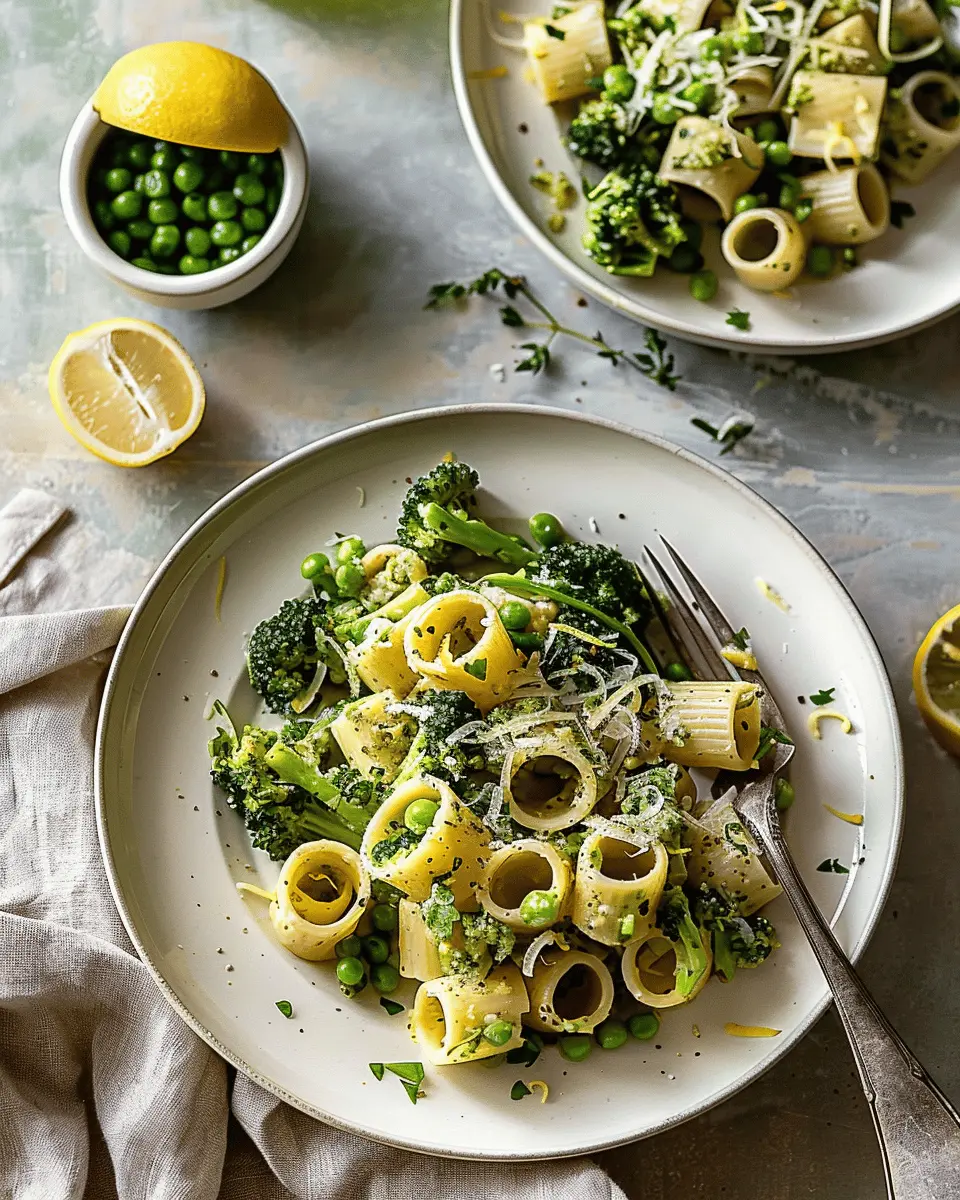 Easy Lemon Broccoli Pasta: A Delightful 20-Minute Dinner