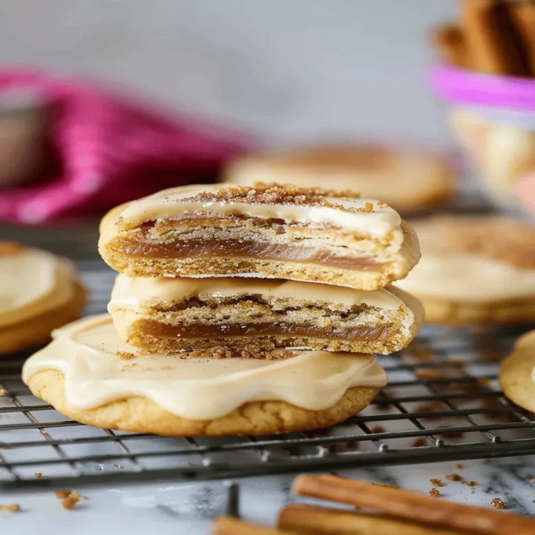 Frosted Brown Sugar Cinnamon Pop Tart Cookies