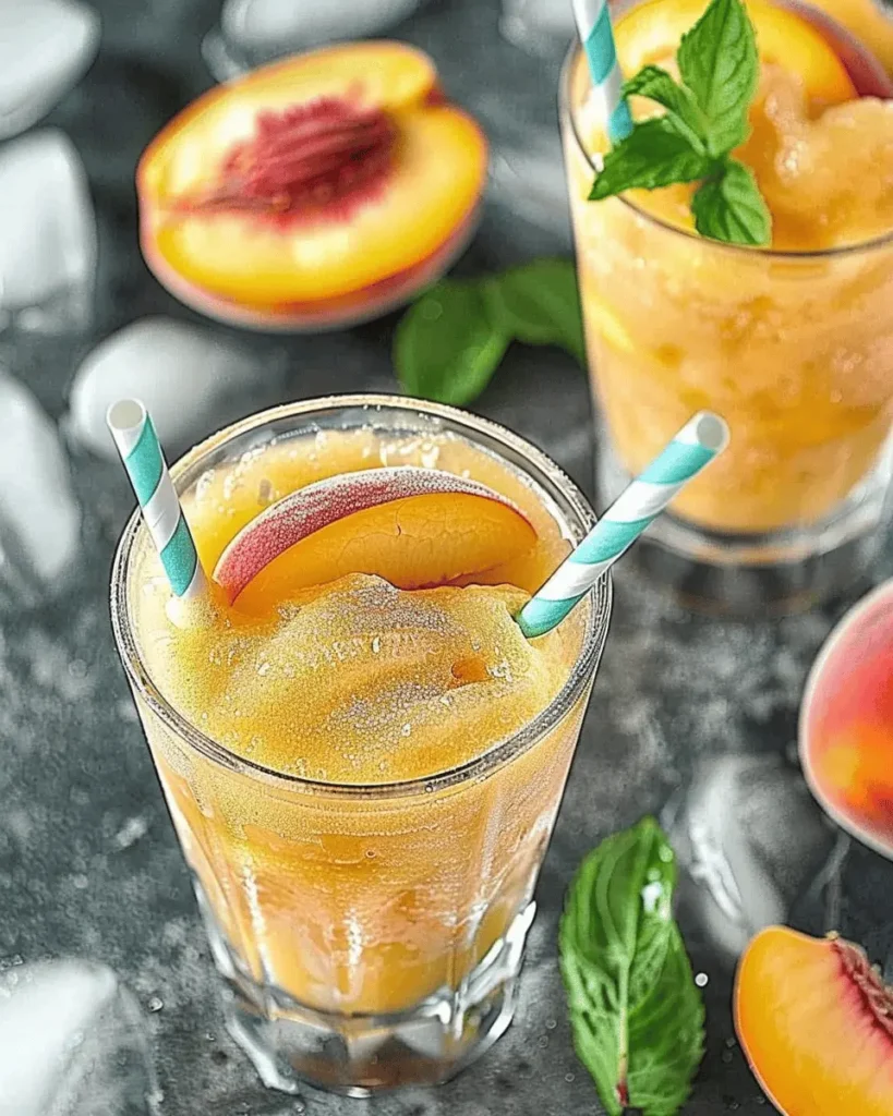 Frozen Peach Lemonade