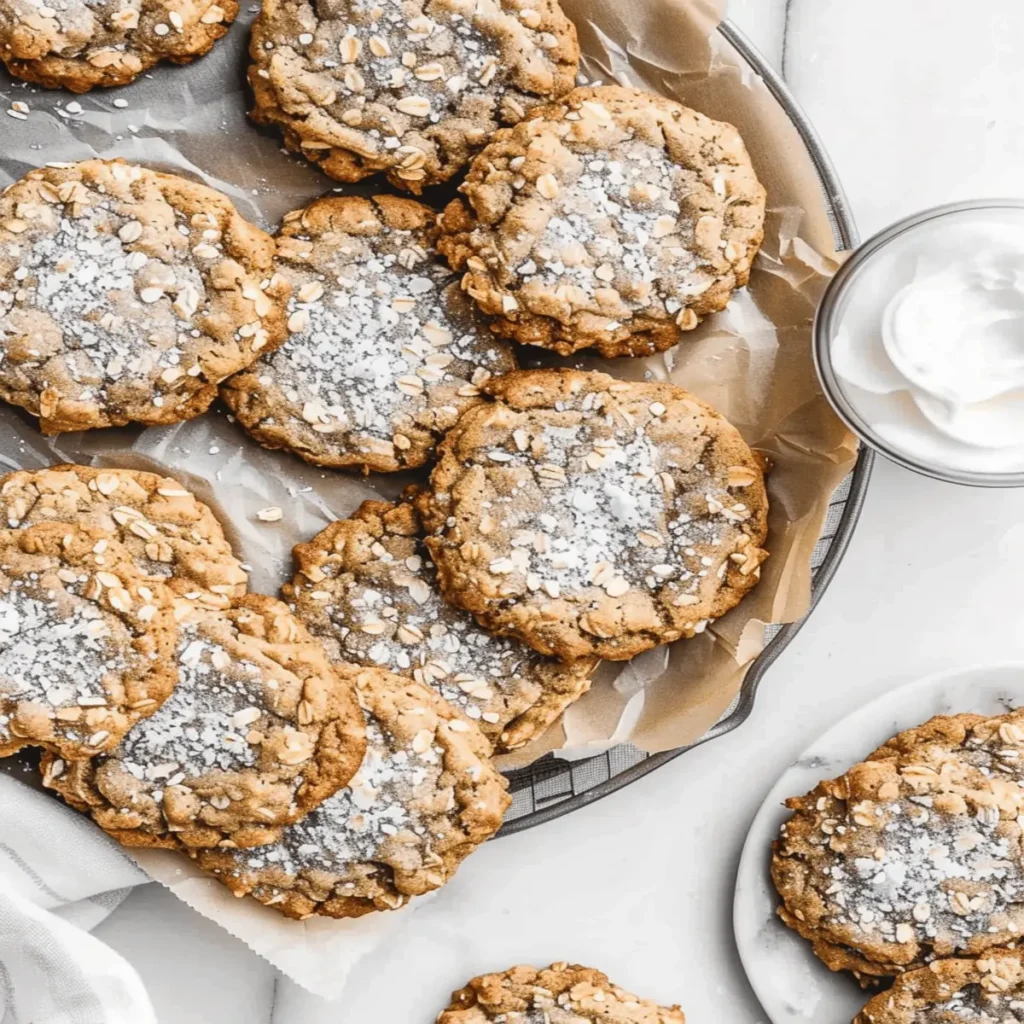 Gooey Butter Oatmeal Cookies