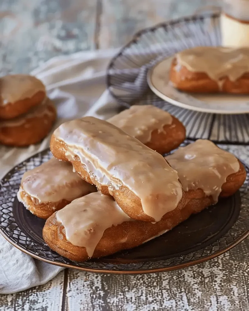 Homemade Maple Bar Donuts