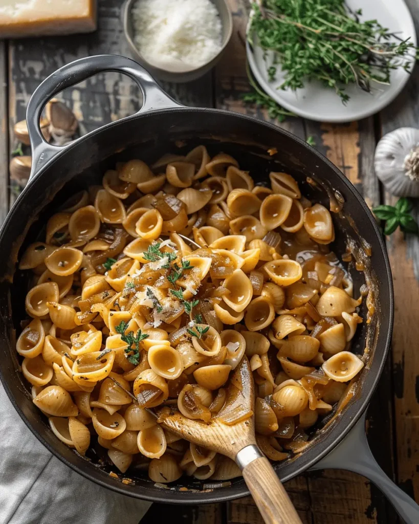 One Pot French Onion Pasta