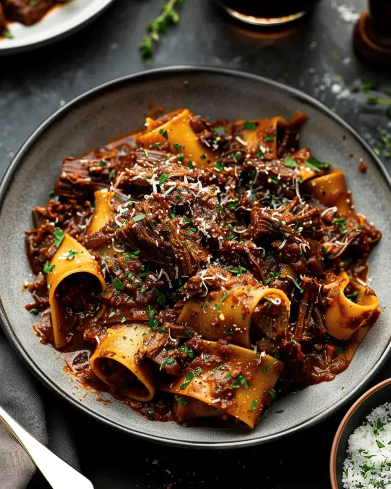Slowly Braised Short Rib Ragu