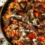 Steak Queso Rice