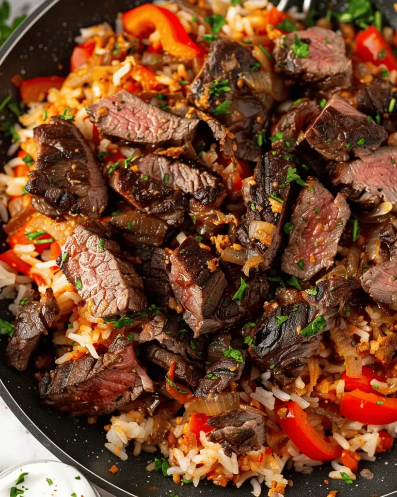 Steak & Queso Rice