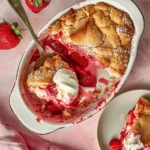 Strawberry Cheesecake Dump Cake