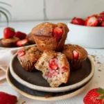 Strawberry Cottage Cheese Muffins
