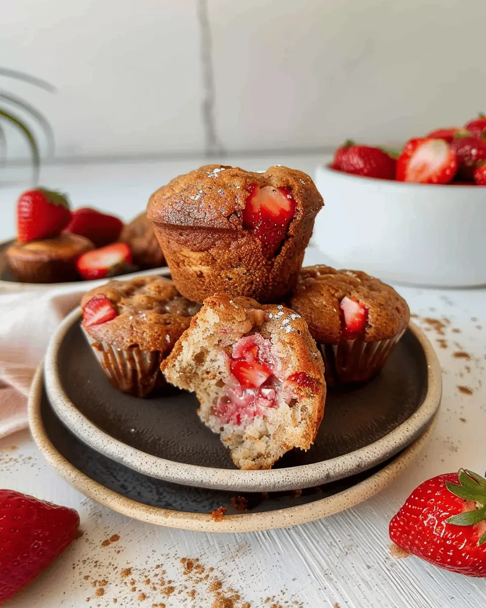 Strawberry Cottage Cheese Muffins: Easy, Healthy & Delicious
