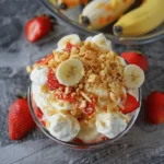 Strawberry Crunch Banana Pudding