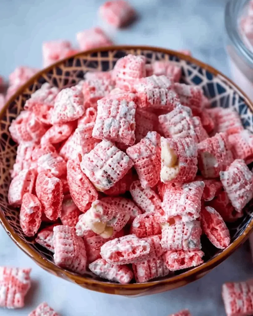 Strawberry Shortcake Puppy Chow