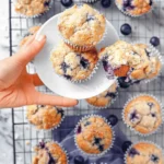 The BEST Blueberry Protein Muffins