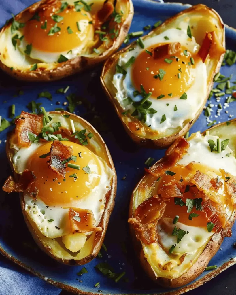 Twice Baked Breakfast Potatoes