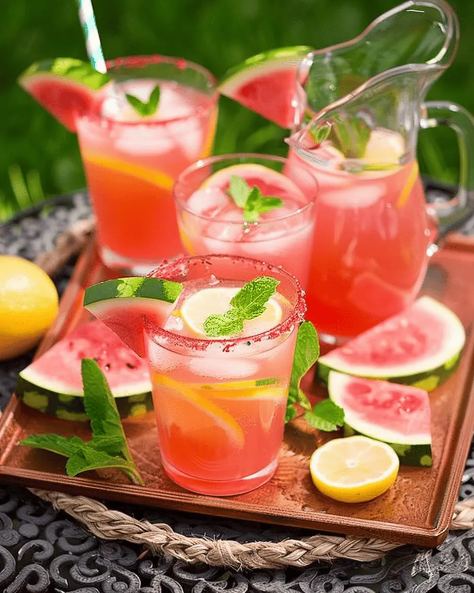 Watermelon Lemonade: Refreshingly Easy & Perfect for Summer