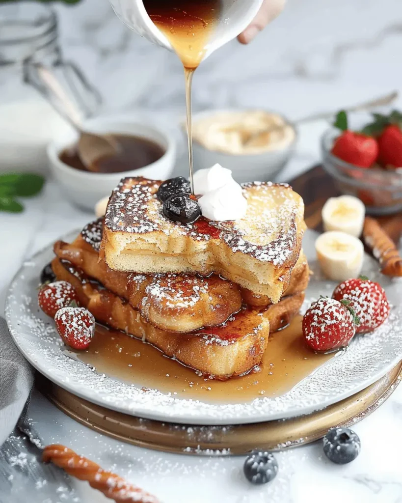 Churro Stuffed French Toast