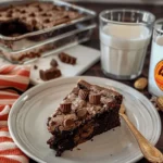 The Easiest Fudgiest Peanut Butter Cup Dump Cake Ever