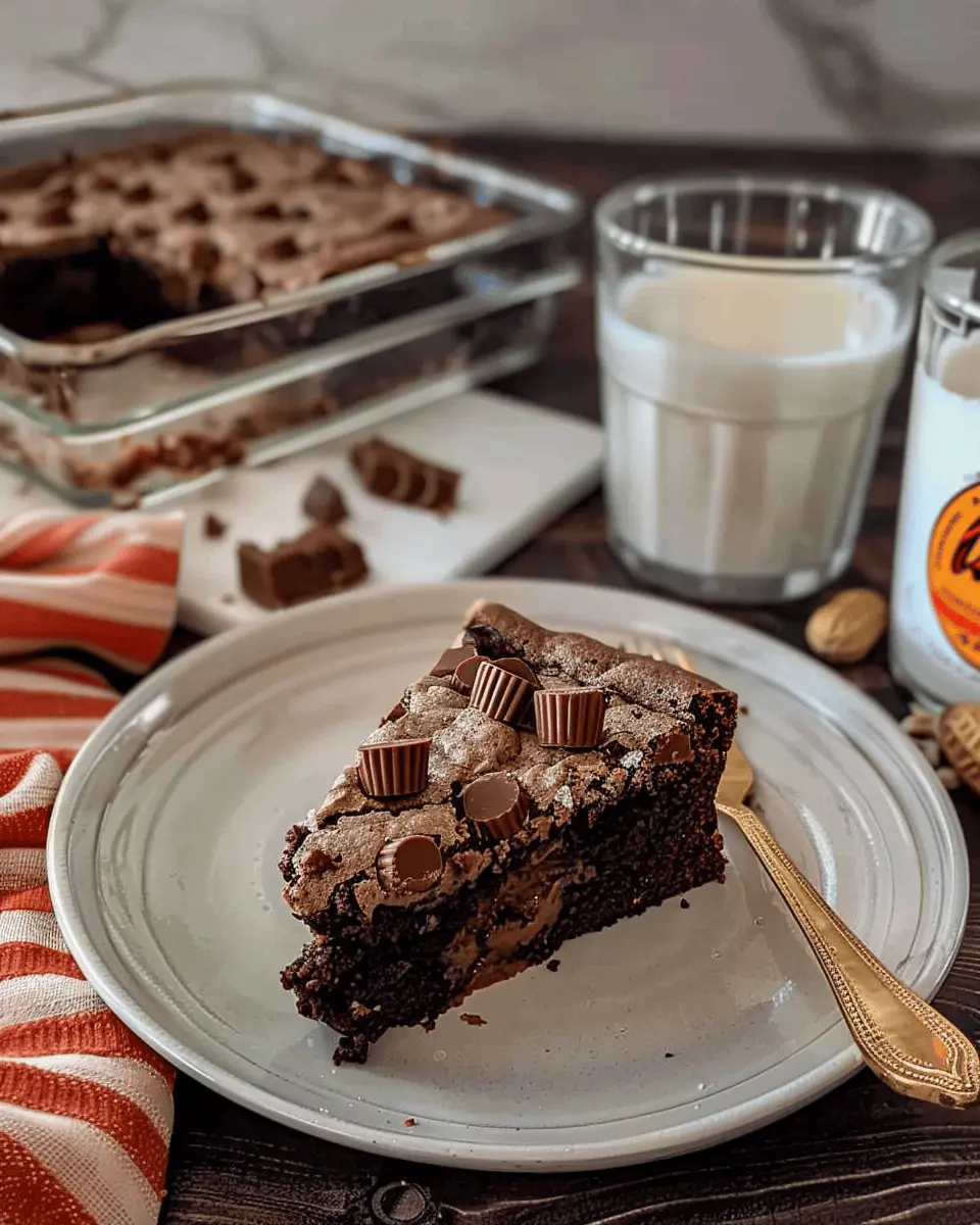 Easiest Fudgiest Peanut Butter Cup Dump Cake: An Indulgent Delight