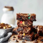 Monster Cookie Fudgy Brownies