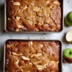 Apple Sheet Cake (Or Loaves)