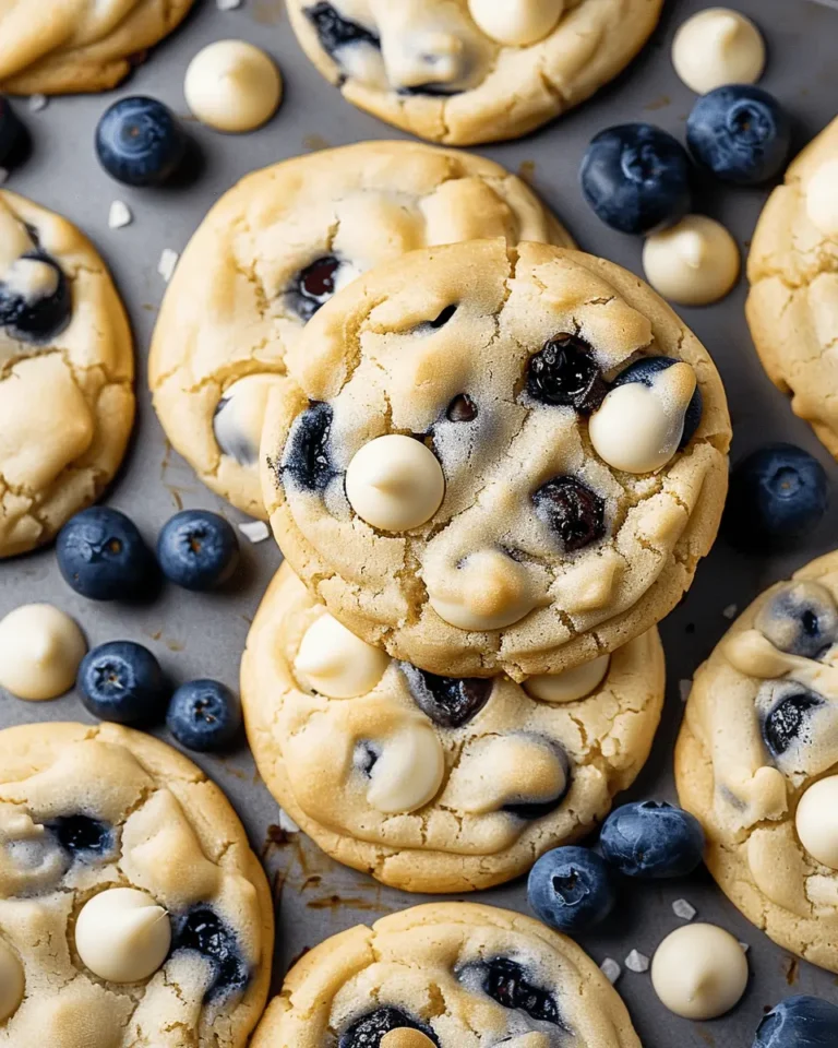 Blueberry White Chocolate Cookies