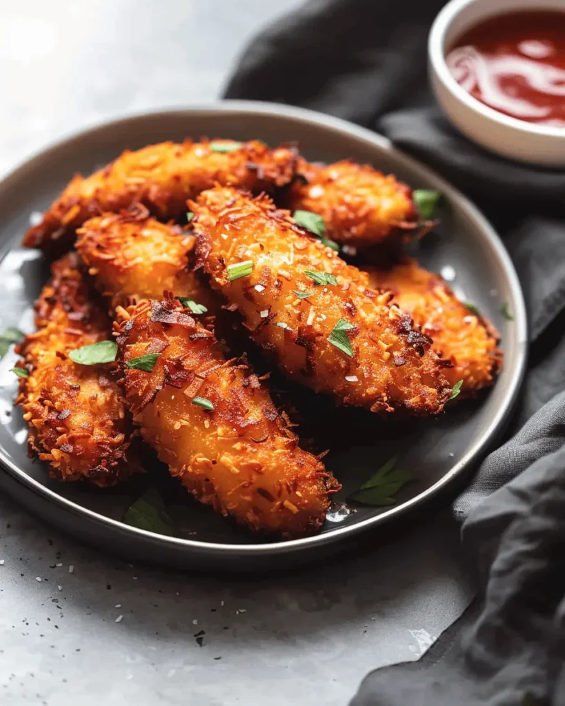 Crispy Coconut Chicken Tenders