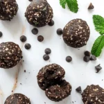 Mint Chocolate Chip Protein Balls
