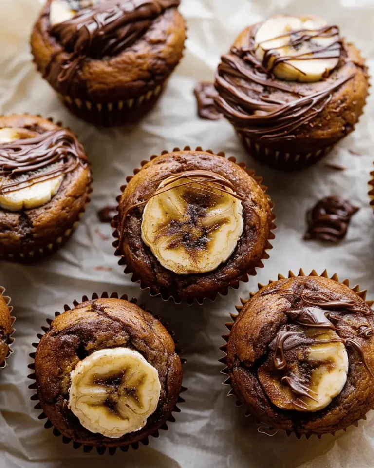 Banana Nutella Muffins