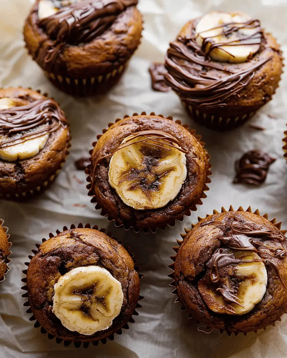 Banana Nutella Muffins: Irresistibly Easy Homemade Delight