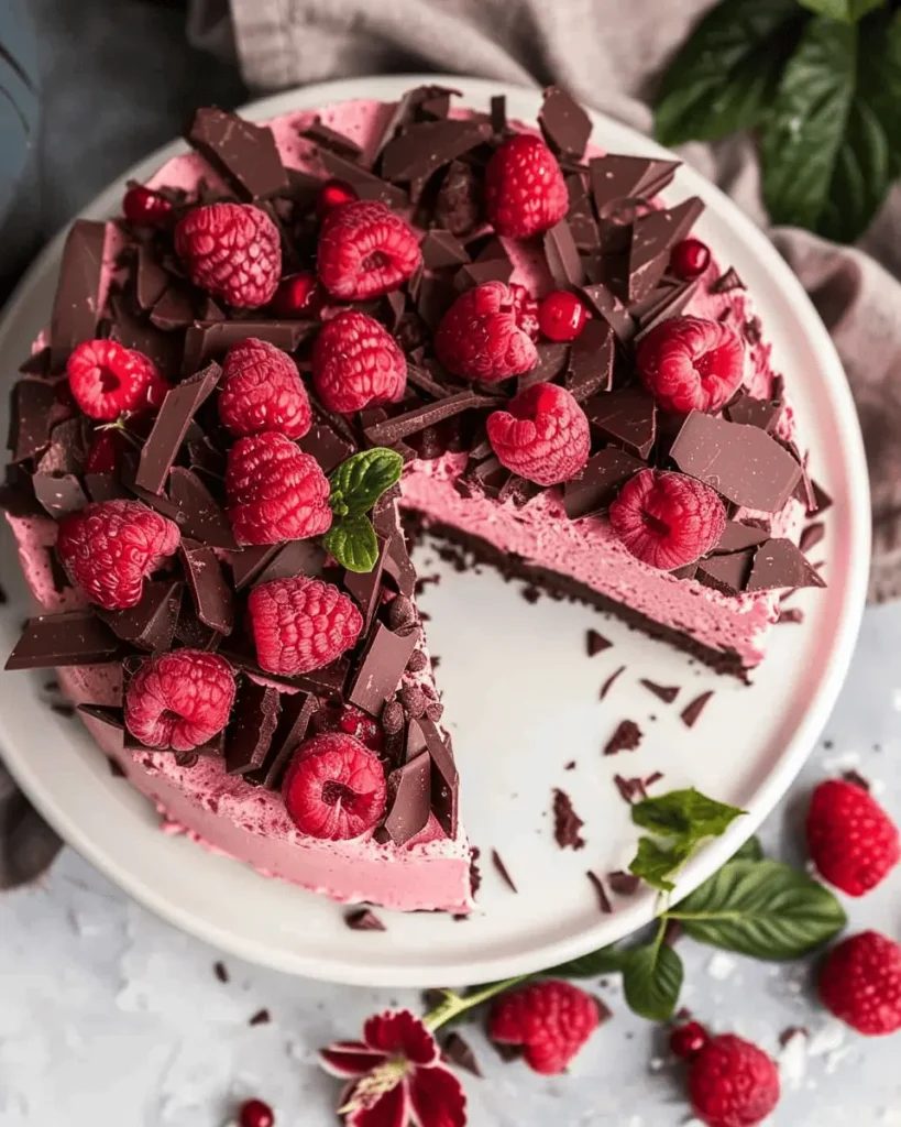 Chocolate Raspberry Mousse Cake