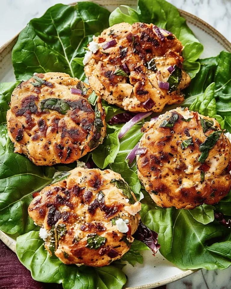 Greek Chicken Burgers