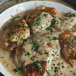 Irish Chicken in Whiskey Cream Sauce