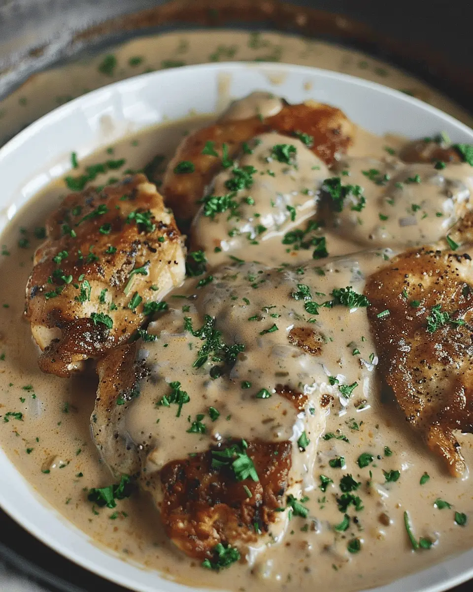 Irish Chicken in Whiskey Cream Sauce: A Comforting Delight