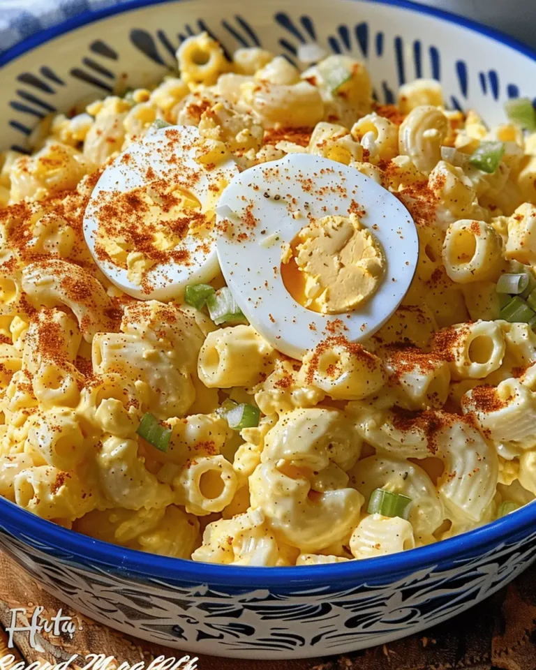 DEVILED EGG MACARONI SALAD