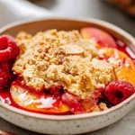 Raspberry Peach Cobbler Recipe