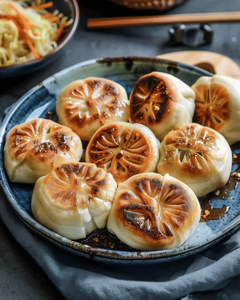 Pan-Fried Cabbage and Noodle Buns