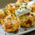 Cheesy Mashed Potato Puffs