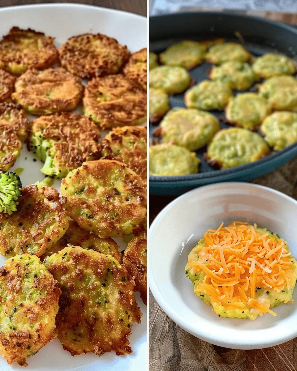 Low Carb Crispy Broccoli Cheese Rounds You’ll Absolutely Love