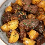 Garlic Butter Steak and Potatoes