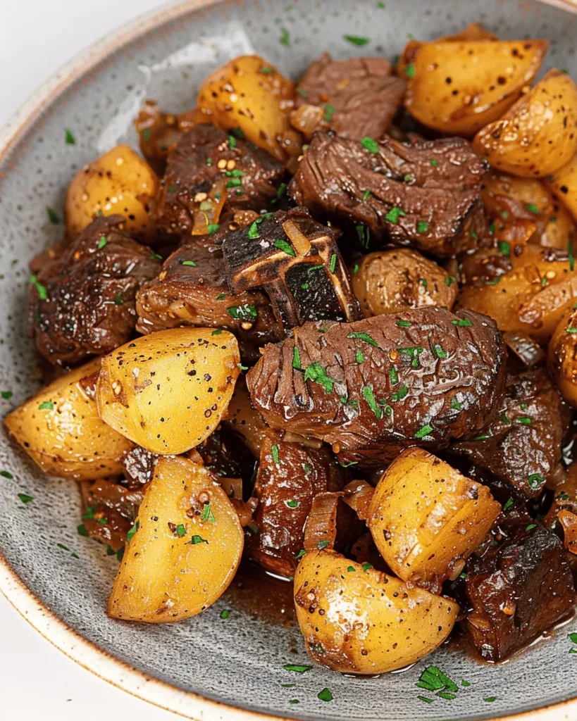 Garlic Butter Steak and Potatoes