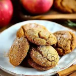 Soft Batch Apple Cider Gingersnap Cookies